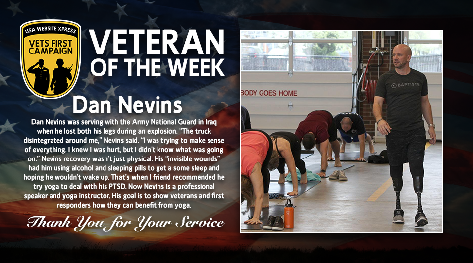 dan nevins, Operation American Hero, Veteran of the Week