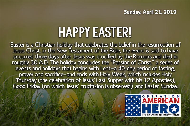 Happy Easter, Operation American Hero